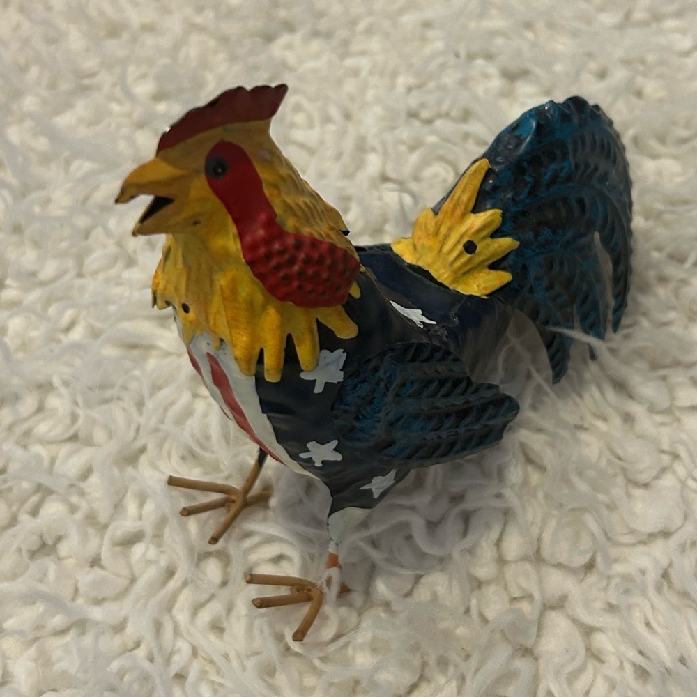 50%off w❤️ Decorative Metal rooster patriotic HG64 americana